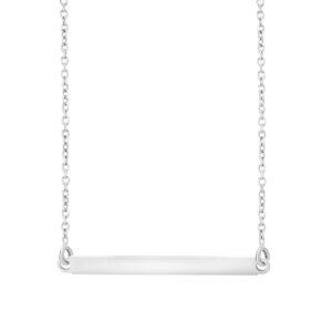 Naszyjnik srebrny z blaszką