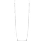 Naszyjnik srebrny z blaszkami