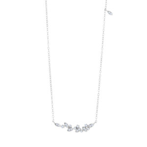 Naszyjnik srebrny z cyrkoniami