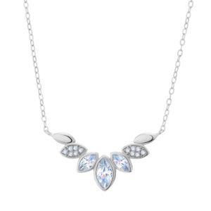 Naszyjnik srebrny z cyrkoniami