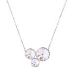 Naszyjnik srebrny z kryształami