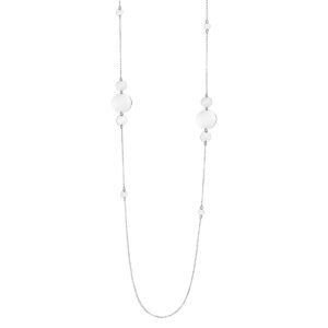 Naszyjnik srebrny z motywem geometrycznym