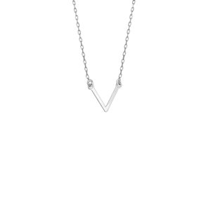 Naszyjnik srebrny z motywem geometrycznym