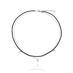 Naszyjnik srebrny ze spinelem