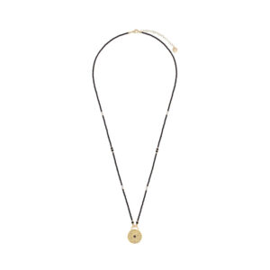 Naszyjnik z agatami i zawieszką z cyrkoniami