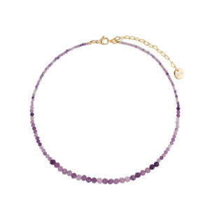 Naszyjnik z ametystami