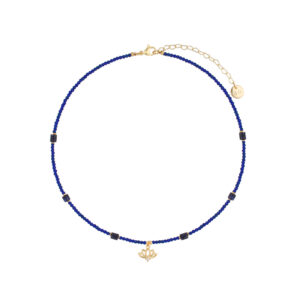 Naszyjnik z jadeitami i kryształami