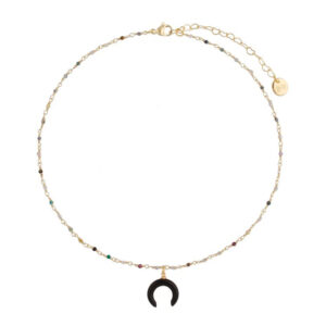 Naszyjnik z kamieniami naturalnymi turmalin