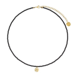 Naszyjnik z kamieniami naturalnymi turmalin