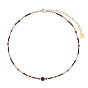 Naszyjnik z kamieniami naturalnymi