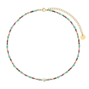 Naszyjnik z kamieniami naturalnymi