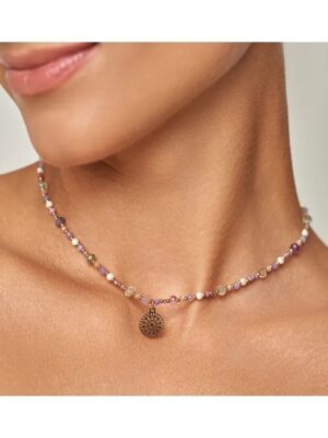 Naszyjnik z kamieniami naturalnymi