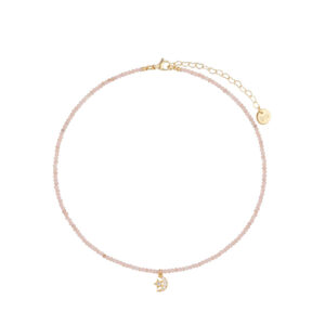 Naszyjnik z kunzytami fasetowanymi