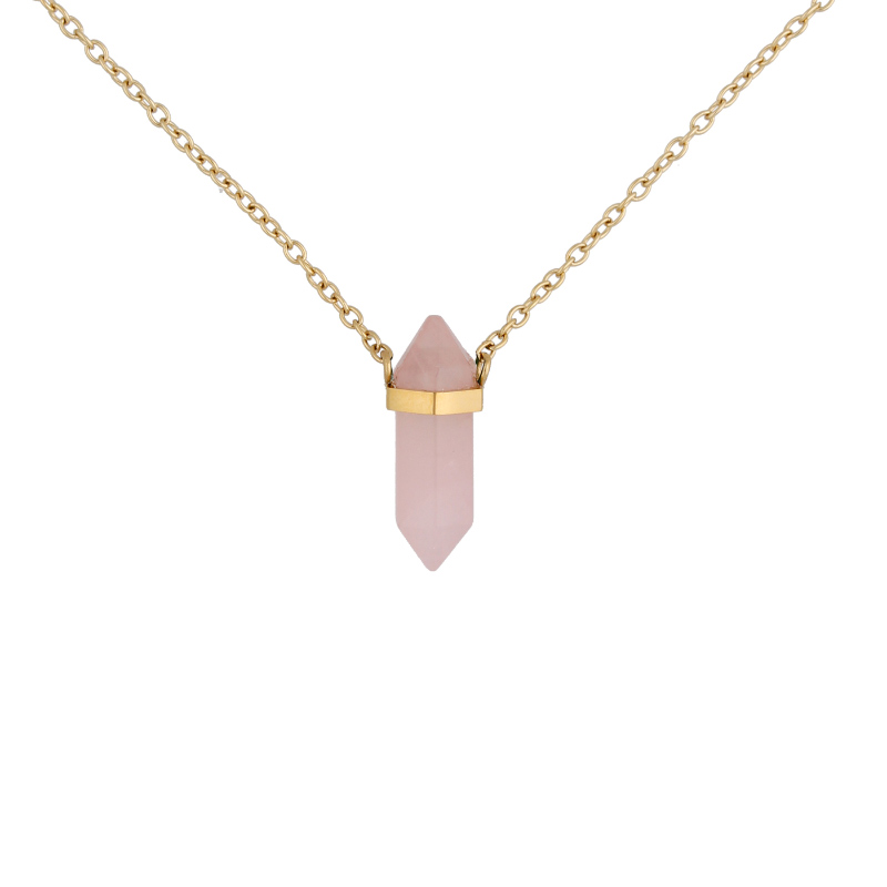 Naszyjnik z mosiądzu i kamieni naturalnych Naszyjnik z mosiądzu i kamieni naturalnych