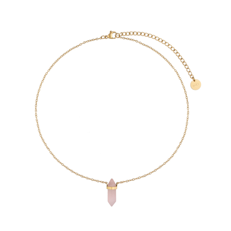 Naszyjnik z mosiądzu i kamieni naturalnych Naszyjnik z mosiądzu i kamieni naturalnych