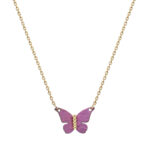 Naszyjnik z tytanu i srebra pozłacanego