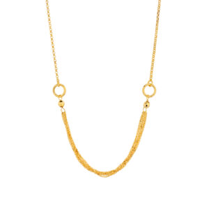 Naszyjnik z żółtego złota