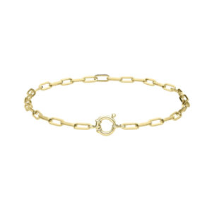 Naszyjnik ze stali szlachetnej duże ogniwa