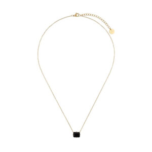 Naszyjnik ze stali szlachetnej z kryształem