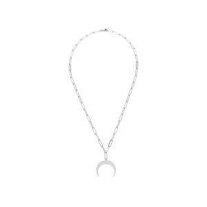 Naszyjnik ze stali szlachetnej z księżycem