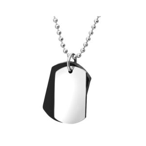 Naszyjnik ze stali szlachetnej – nieśmiertelnik