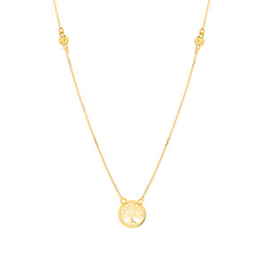 Naszyjnik złoty drzewko szczęścia