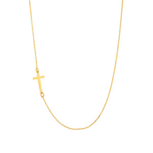 Naszyjnik złoty krzyżyk
