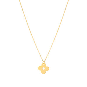 Naszyjnik złoty kwiatek