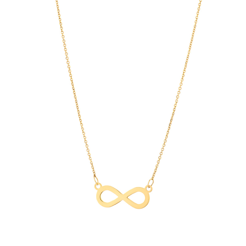 Naszyjnik złoty nieskończoność Naszyjnik złoty nieskończoność
