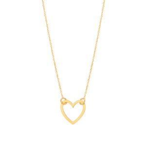 Naszyjnik złoty serce