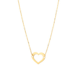 Naszyjnik złoty serce
