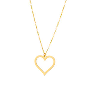Naszyjnik złoty serce