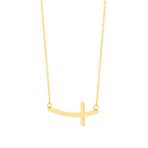 Naszyjnik złoty z krzyżykiem