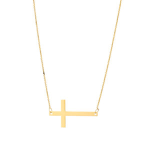 Naszyjnik złoty z krzyżykiem