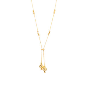 Naszyjnik złoty z kuleczkami