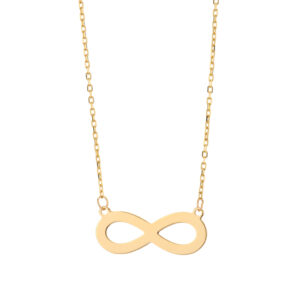Naszyjnik złoty z nieskończonością