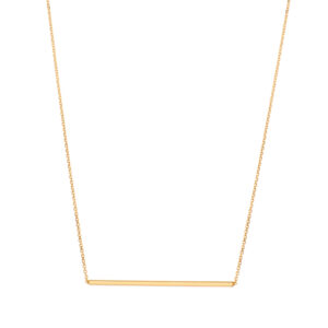 Naszyjnik złoty z pręcikiem