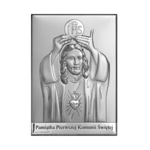 Pamiątka I Komunii Św. Jezus 7,5×11 cm