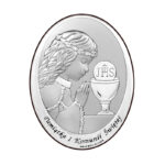 Pamiątka I Komunii Św. dziewczynka 7×9,5 cm