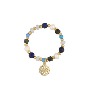 Pierścionek z kamieniami