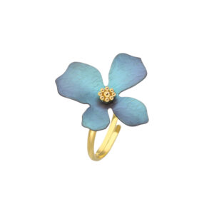 Pierścionek z tytanu i srebra