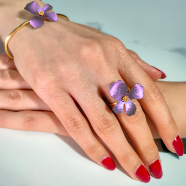 Pierścionek z tytanu i srebra Pierścionek z tytanu i srebra