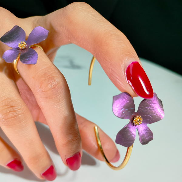 Pierścionek z tytanu i srebra Pierścionek z tytanu i srebra