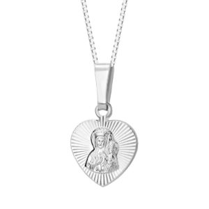 Srebrny medalik – Matka Boska Częstochowska