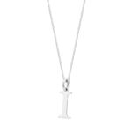 Zawieszka srebrna litera I – 1 cm