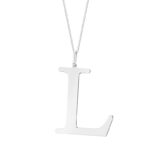Zawieszka srebrna litera L – 3 cm