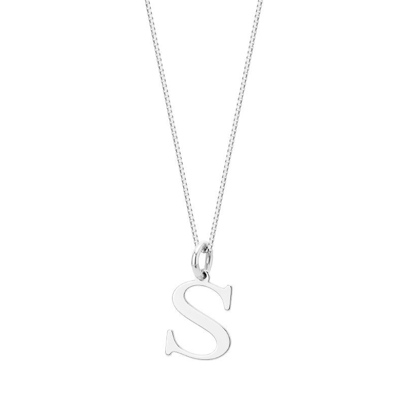 Zawieszka srebrna litera S – 1 cm Zawieszka srebrna litera S – 1 cm