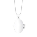 Zawieszka srebrna owalne puzderko