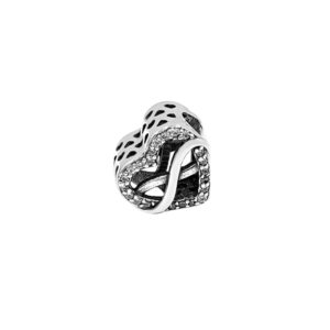 Zawieszka srebrna serce – charms