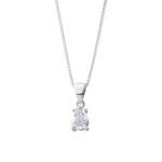 Zawieszka srebrna z cyrkonią